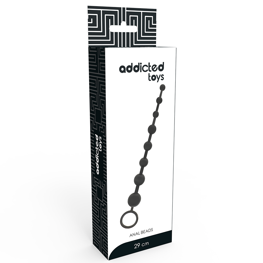 Addicted Toys Anal Beads 29 Cm Black | Niks.fi verkkokauppa