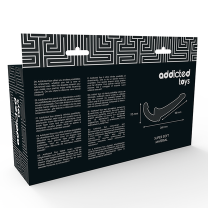 Addicted Toys Dildo With Rna S Without Subjection Black | Niks.fi verkkokauppa