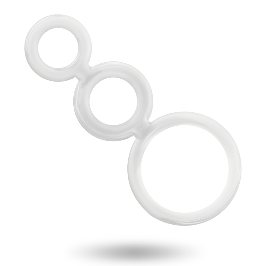Addicted Toys Rings Set For Penis Transparent | Niks.fi verkkokauppa