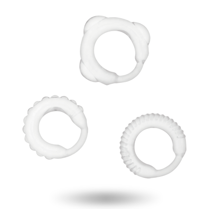 Addicted Toys C-Ring Set Clear | Niks.fi verkkokauppa