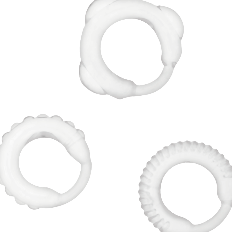 Addicted Toys C-Ring Set Clear | Niks.fi verkkokauppa