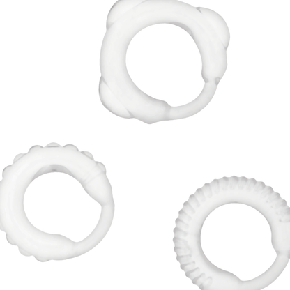 Addicted Toys C-Ring Set Clear | Niks.fi verkkokauppa