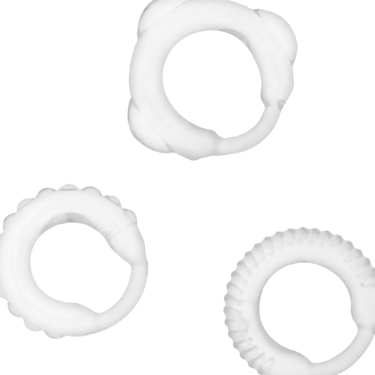 Addicted Toys C-Ring Set Clear | Niks.fi verkkokauppa