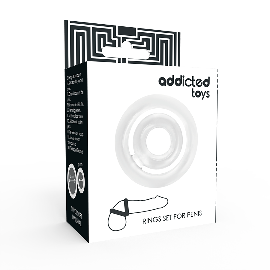 Addicted Toys Potenz C-Ring Penis Clear | Niks.fi verkkokauppa