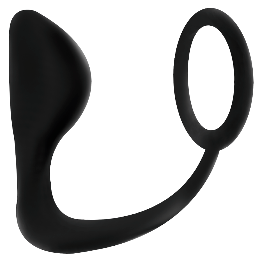 Addicted Toys Anal Plug With Black Penis Ring | Niks.fi verkkokauppa