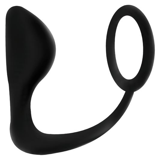 Addicted Toys Anal Plug With Black Penis Ring | Niks.fi verkkokauppa