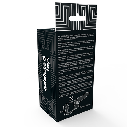 Addicted Toys Anal Plug With Black Penis Ring | Niks.fi verkkokauppa