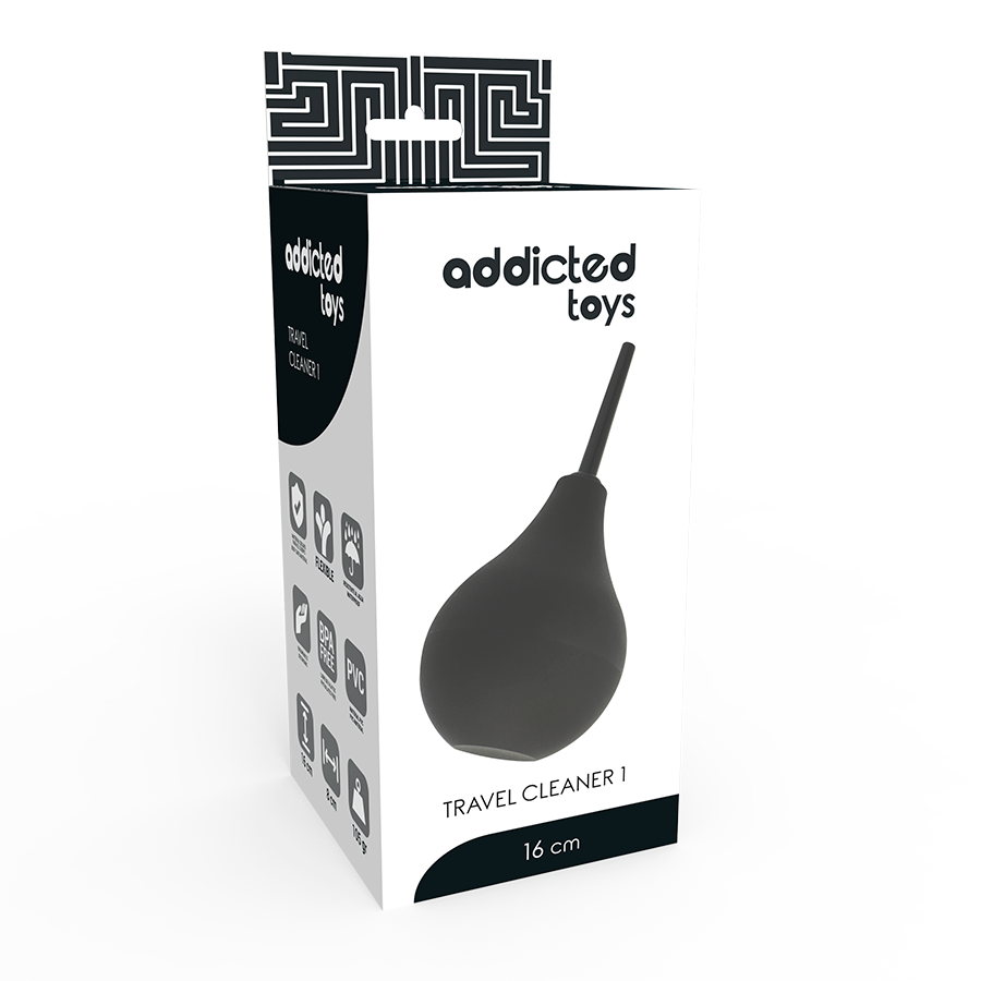 Adiccted Toys Anal Douche Black | Niks.fi verkkokauppa