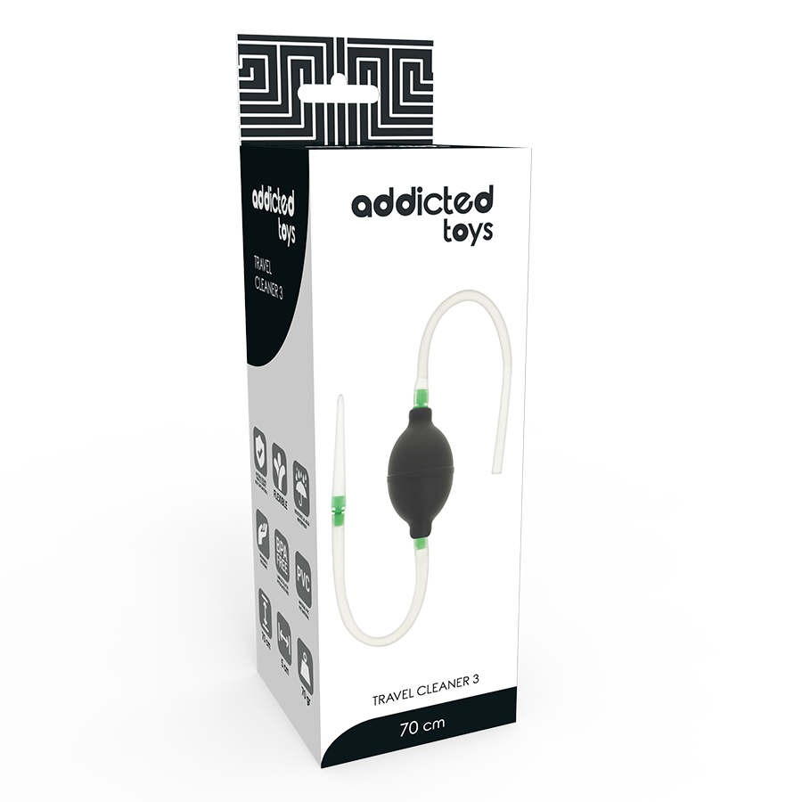 Addicted Toys Black Enema Set | Niks.fi verkkokauppa