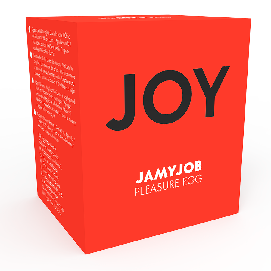 Jamyjob Egg Masturbator Red Version Discrett | Niks.fi verkkokauppa