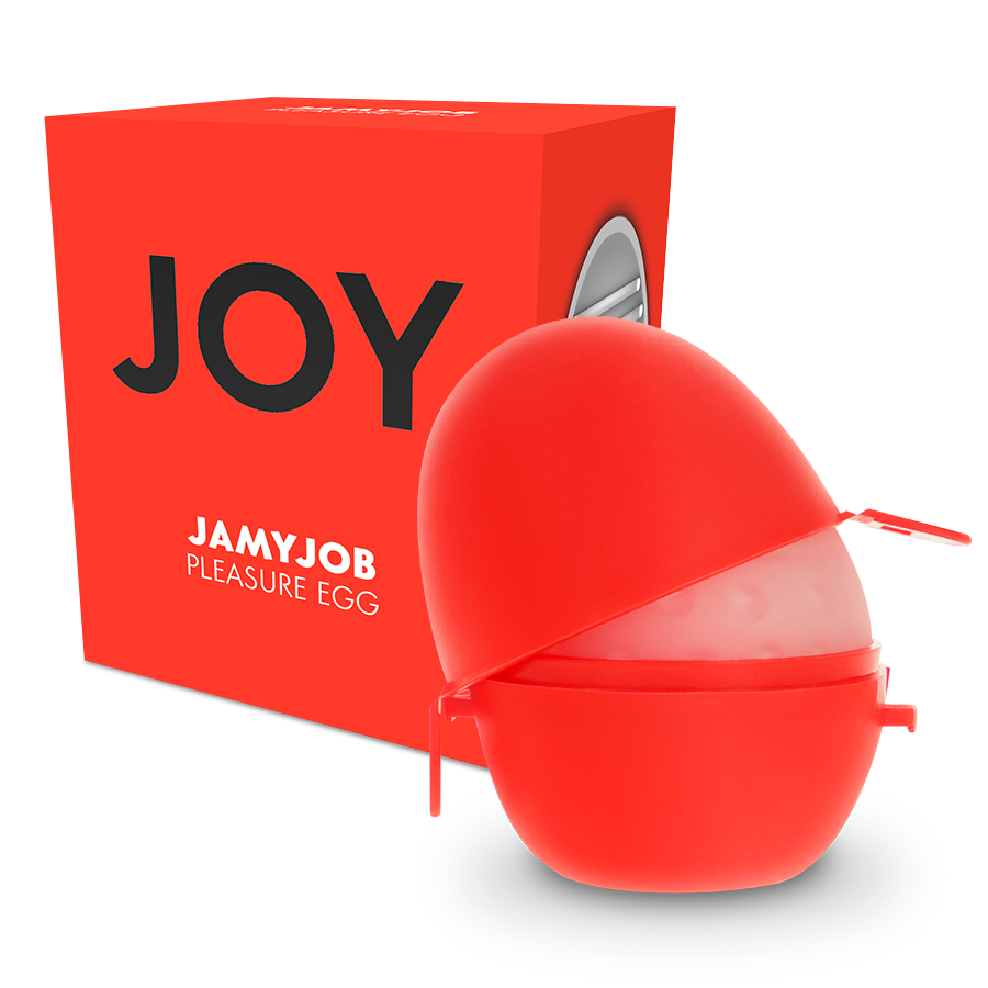 Jamyjob Egg Masturbator Red Version Discrett | Niks.fi verkkokauppa