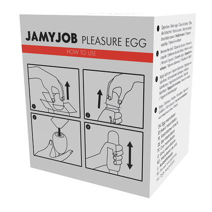 Jamyjob Egg Masturbator Red Edition Discrett | Niks.fi verkkokauppa