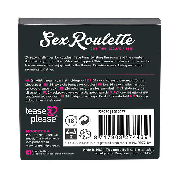 Tease & Please Sex Roulette Love & Marriage | Niks.fi verkkokauppa