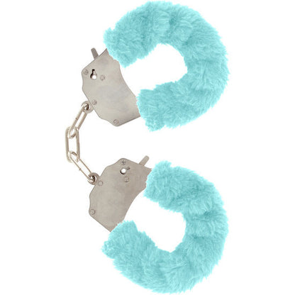 Toyjoy Furry Fun Cuffs Bondage Blue | Niks.fi verkkokauppa