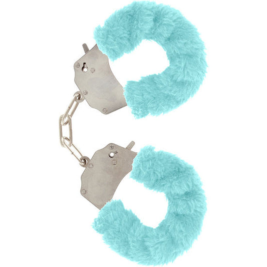 Toyjoy Furry Fun Cuffs Bondage Blue | Niks.fi verkkokauppa