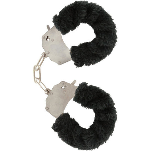 Toyjoy Furry Fun Cuffs Bondage Black | Niks.fi verkkokauppa