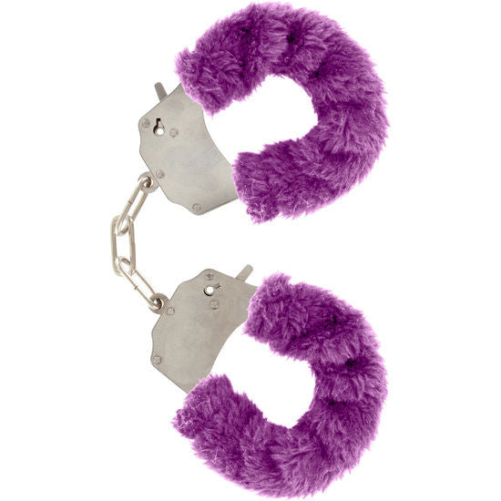 Toyjoy Furry Fun Cuffs Bondage Purple | Niks.fi verkkokauppa