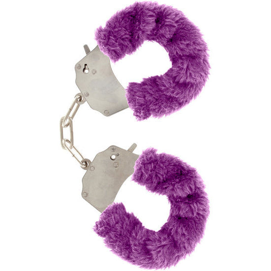 Toyjoy Furry Fun Cuffs Bondage Purple | Niks.fi verkkokauppa