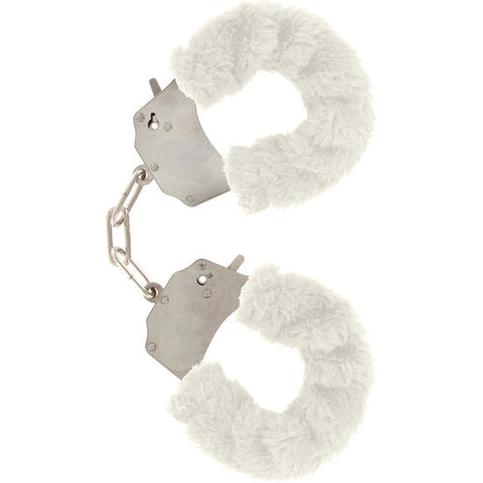 Toyjoy Furry Fun Cuffs Bondage White | Niks.fi verkkokauppa