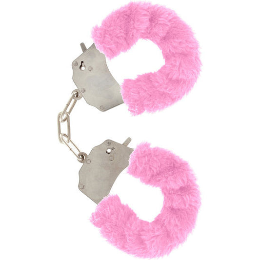 Toyjoy Furry Fun Cuffs Bondage Pink | Niks.fi verkkokauppa