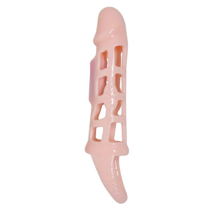 Baile Penis Extender Cover With Vibration And Natural Strap 13.5 Cm | Niks.fi verkkokauppa