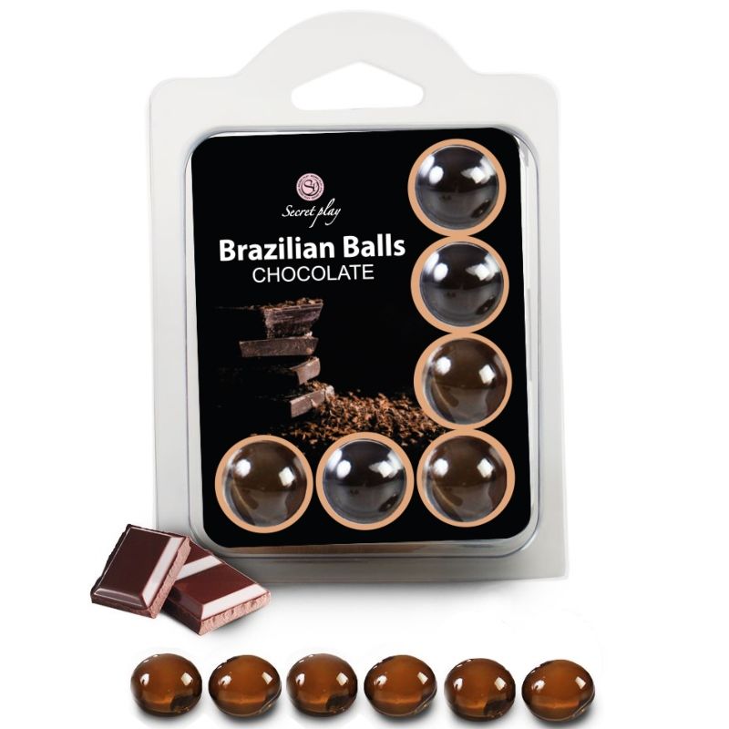 Secretplay Set 6 Brazilians Balls Chocolate | Niks.fi verkkokauppa