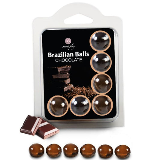 Secretplay Set 6 Brazilians Balls Chocolate | Niks.fi verkkokauppa