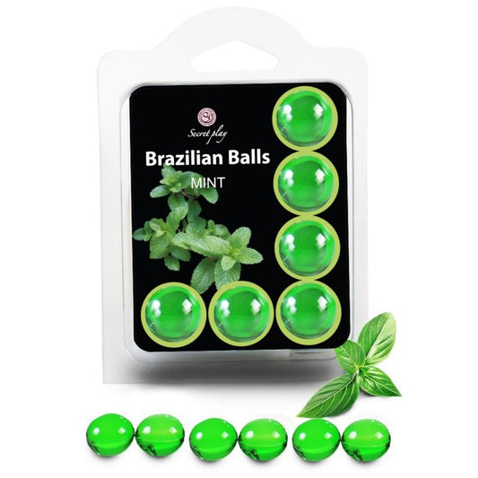 Secretplay Set 6 Brazilians Balls Mint | Niks.fi verkkokauppa