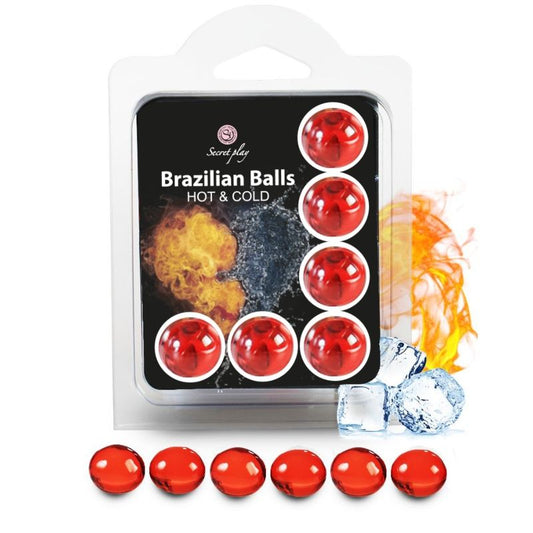 Secretplay Set 6 Brazilian Balls Hot And Cold Effect | Niks.fi verkkokauppa