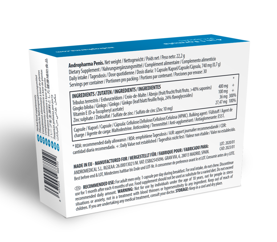 Andropharma Penis Penis Enlargement Supplement | Niks.fi verkkokauppa