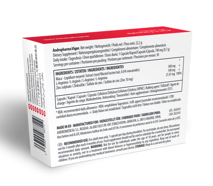 Andropharma Vigor Libido Enhancing Supplement | Niks.fi verkkokauppa