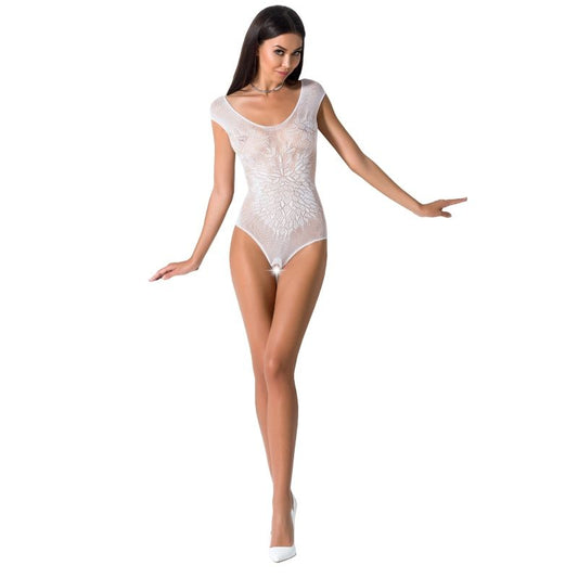 Passion Woman Bs064 White Bodystocking One Size | Niks.fi verkkokauppa