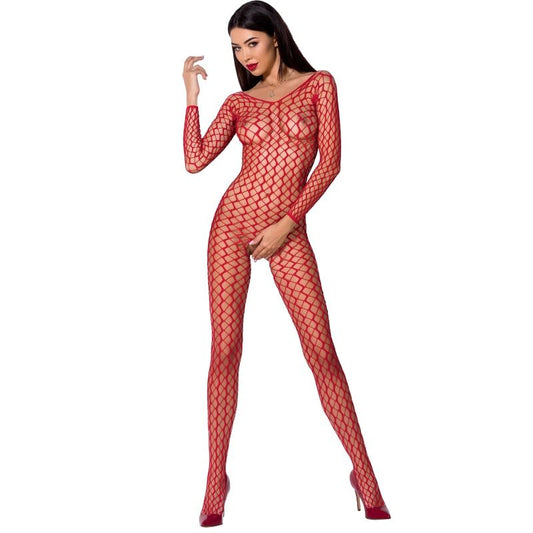 Passion Woman Bs068 Red Bodystocking One Size | Niks.fi verkkokauppa