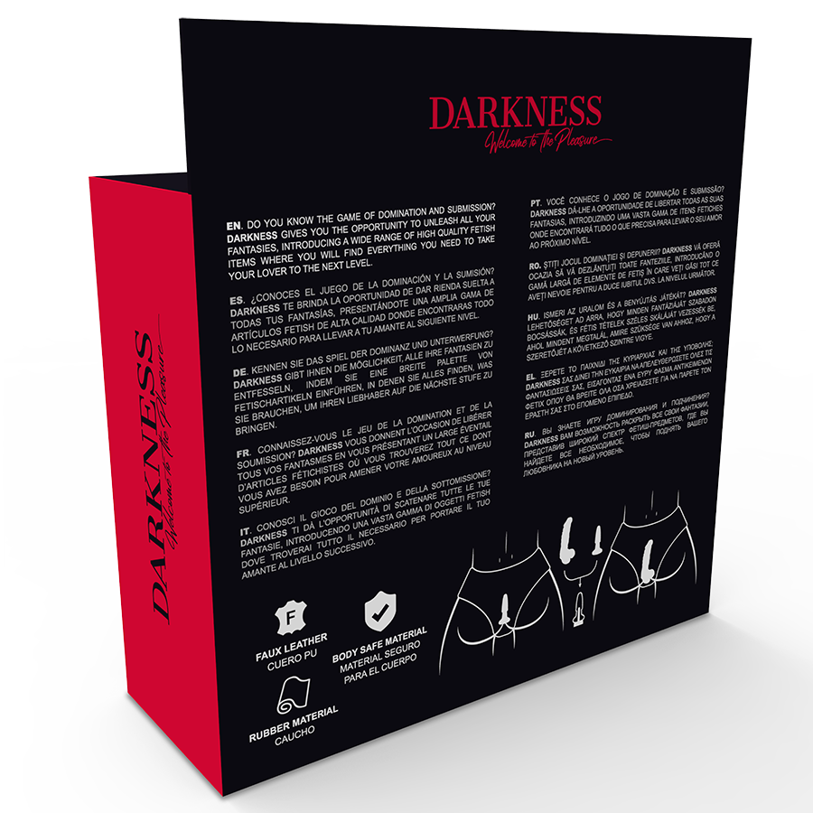 Darkness Panties With Plug And Interchangeable Dildo | Niks.fi verkkokauppa