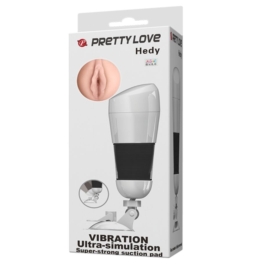 Pretty Love Hedy Vagina Masturbator With Vibration | Niks.fi verkkokauppa