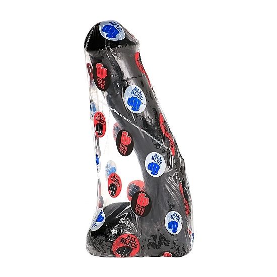 All Black Pene Realistic Anal 23 Cm | Niks.fi verkkokauppa