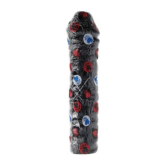 All Black Dong 38 Cm | Niks.fi verkkokauppa