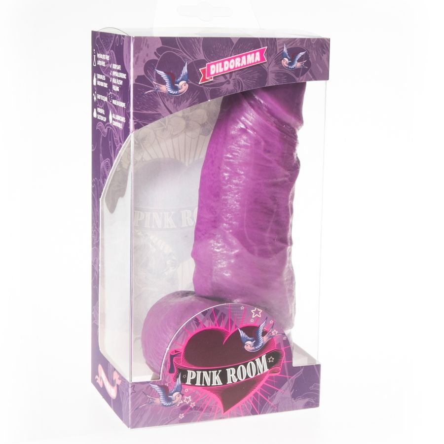 Pink Room Dayan Realistic Dildo Purple 17 Cm | Niks.fi verkkokauppa