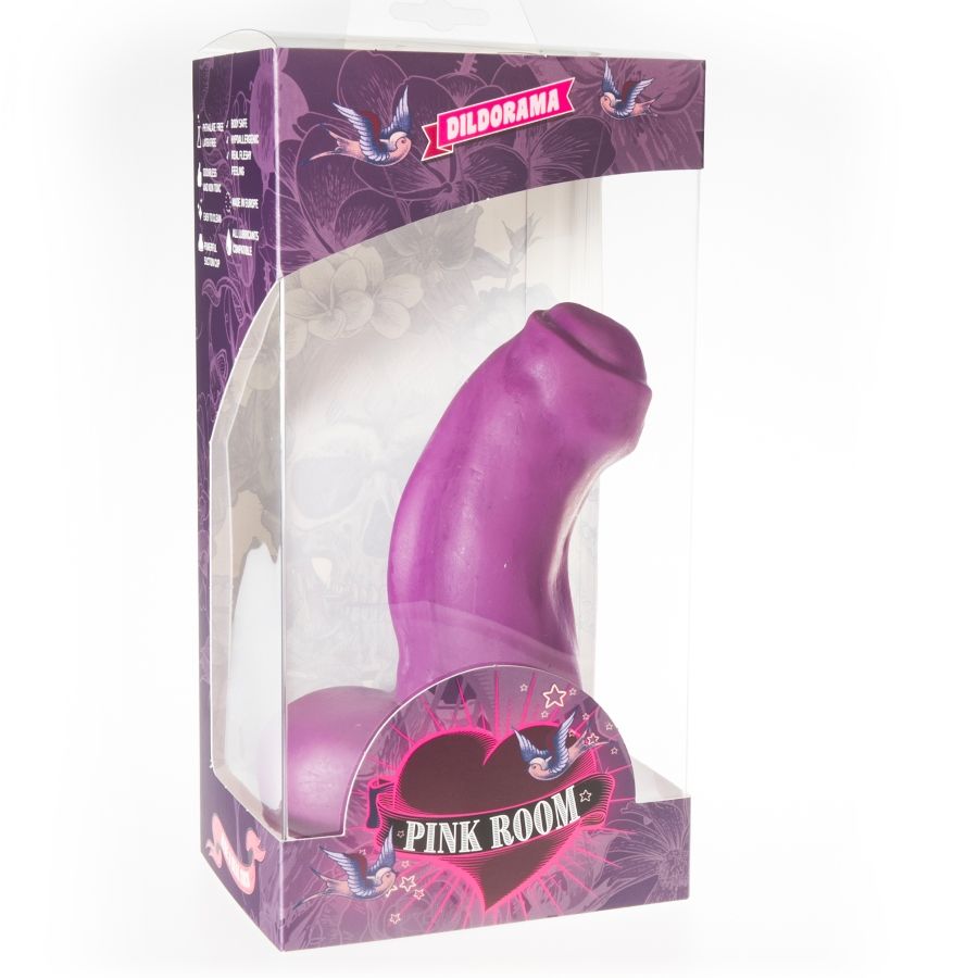 Pink Room Nestor Realistic Dildo Purple 16.5 Cm | Niks.fi verkkokauppa