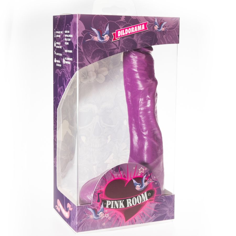 Pink Room Nilo Realistic Dildo Purple 23 Cm | Niks.fi verkkokauppa
