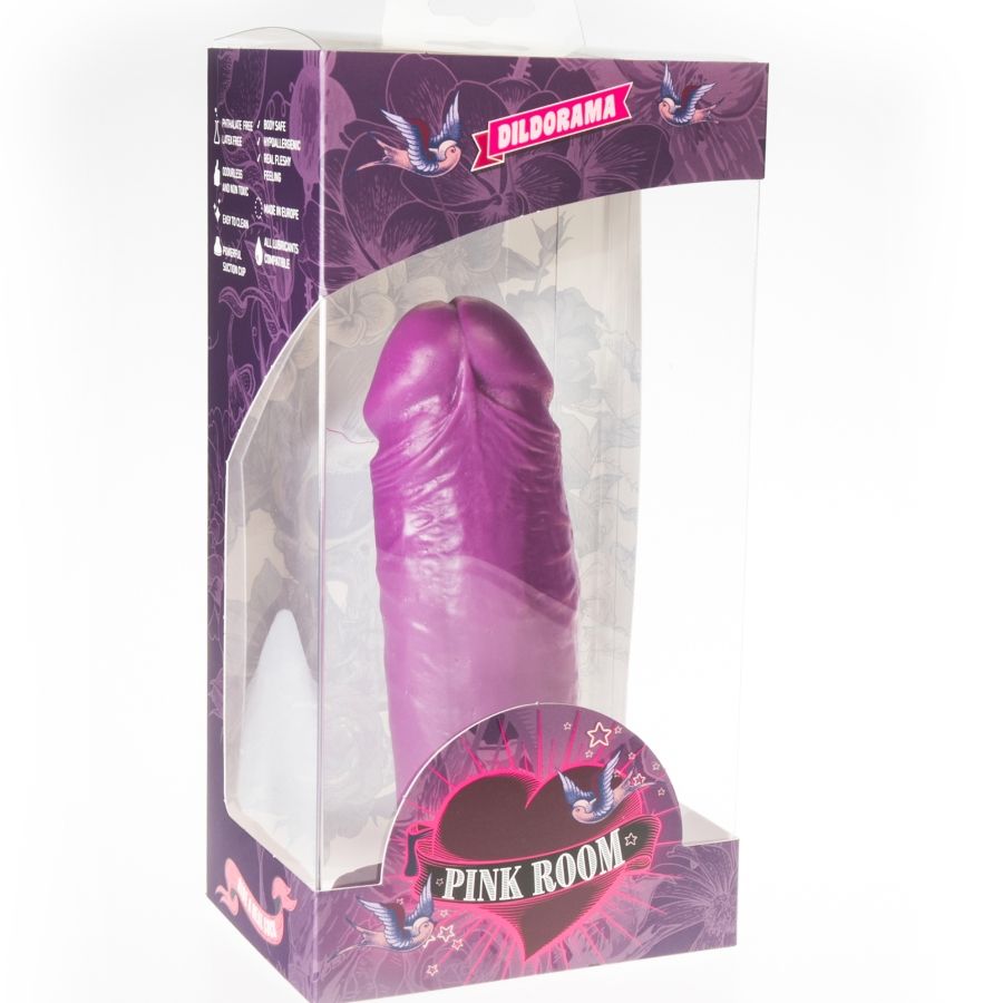 Pink Room Dael Realistic Dildo Purple 18.5 Cm | Niks.fi verkkokauppa
