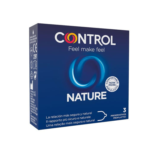 Control Adapta Nature Condoms 3 Units | Niks.fi verkkokauppa