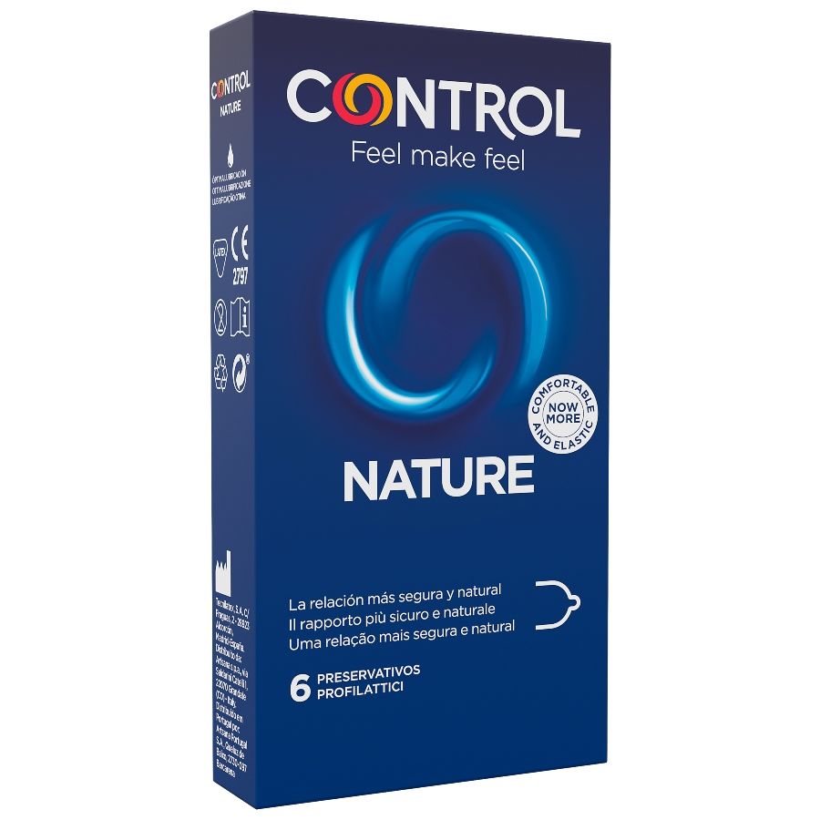 Control Adapta Nature Condoms 6 Units | Niks.fi verkkokauppa