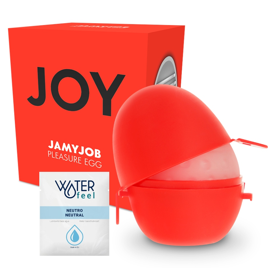 Jamyjob Egg Masturbator Red Version Discrett | Niks.fi verkkokauppa