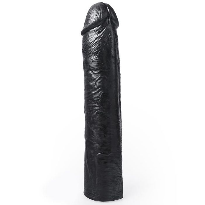 Hung System Realistic Dildo Black Color Benny 25.5 Cm | Niks.fi verkkokauppa