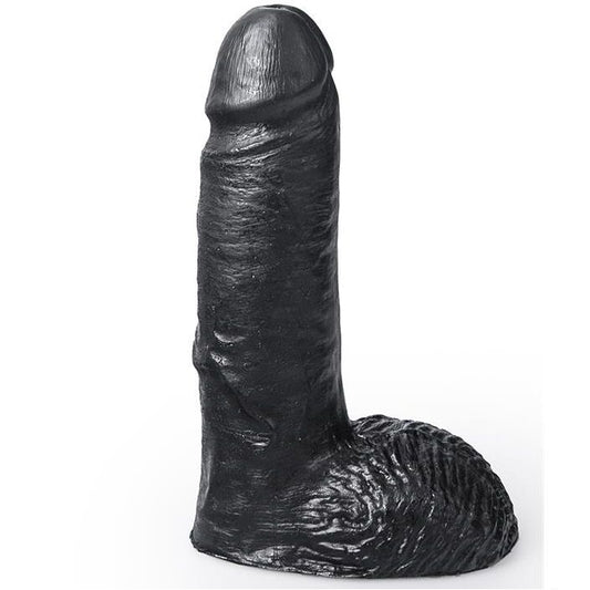 Hung System Realistic Dildo Black Color Cesar 19 Cm | Niks.fi verkkokauppa