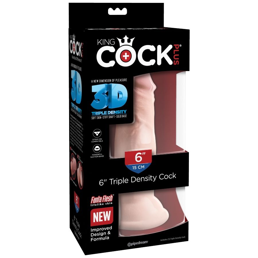 King Cock Triple Density Dildo 15 Cm | Niks.fi verkkokauppa