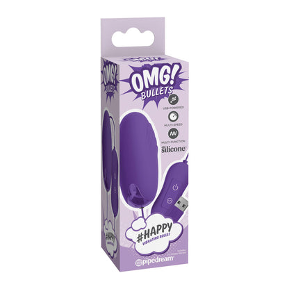Omg Happy Powerful Lilac Vibrator Bullet | Niks.fi verkkokauppa