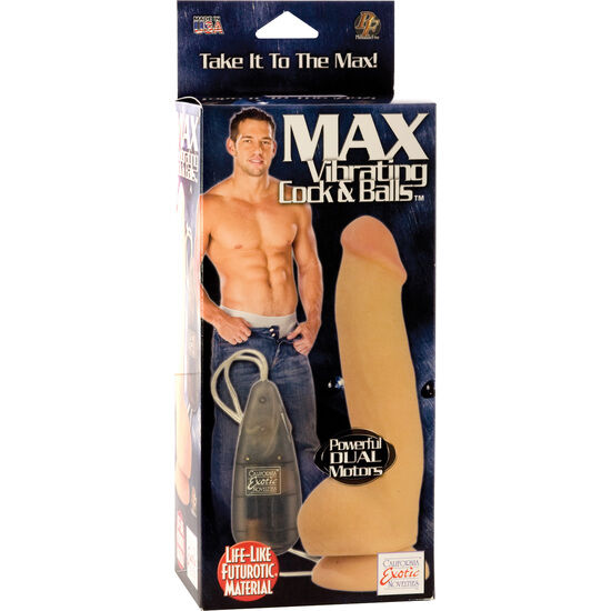Calexotics Max Vibrating Cock And Balls | Niks.fi verkkokauppa