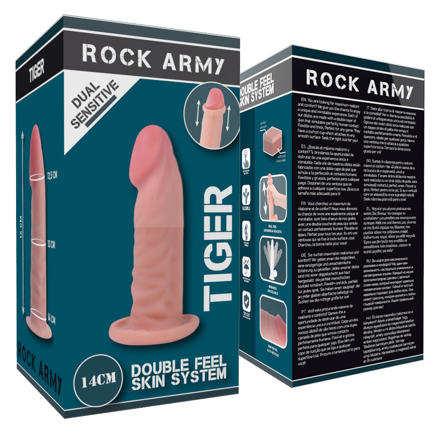 Rockarmy Dual Density Tiger 14 Cm -O 4.46 Cm | Niks.fi verkkokauppa